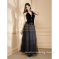 #9436 Velvet Satin Bustier Night Gown Style Halter Corset